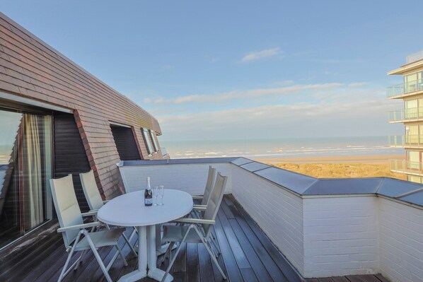 Apartment | Balcony - Penthouse on Belgian Coast With Sea Views (Koksijde)