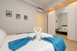 1 室のベッドルーム、アイロン / アイロン台、WiFi (無料)、ベッドシーツ