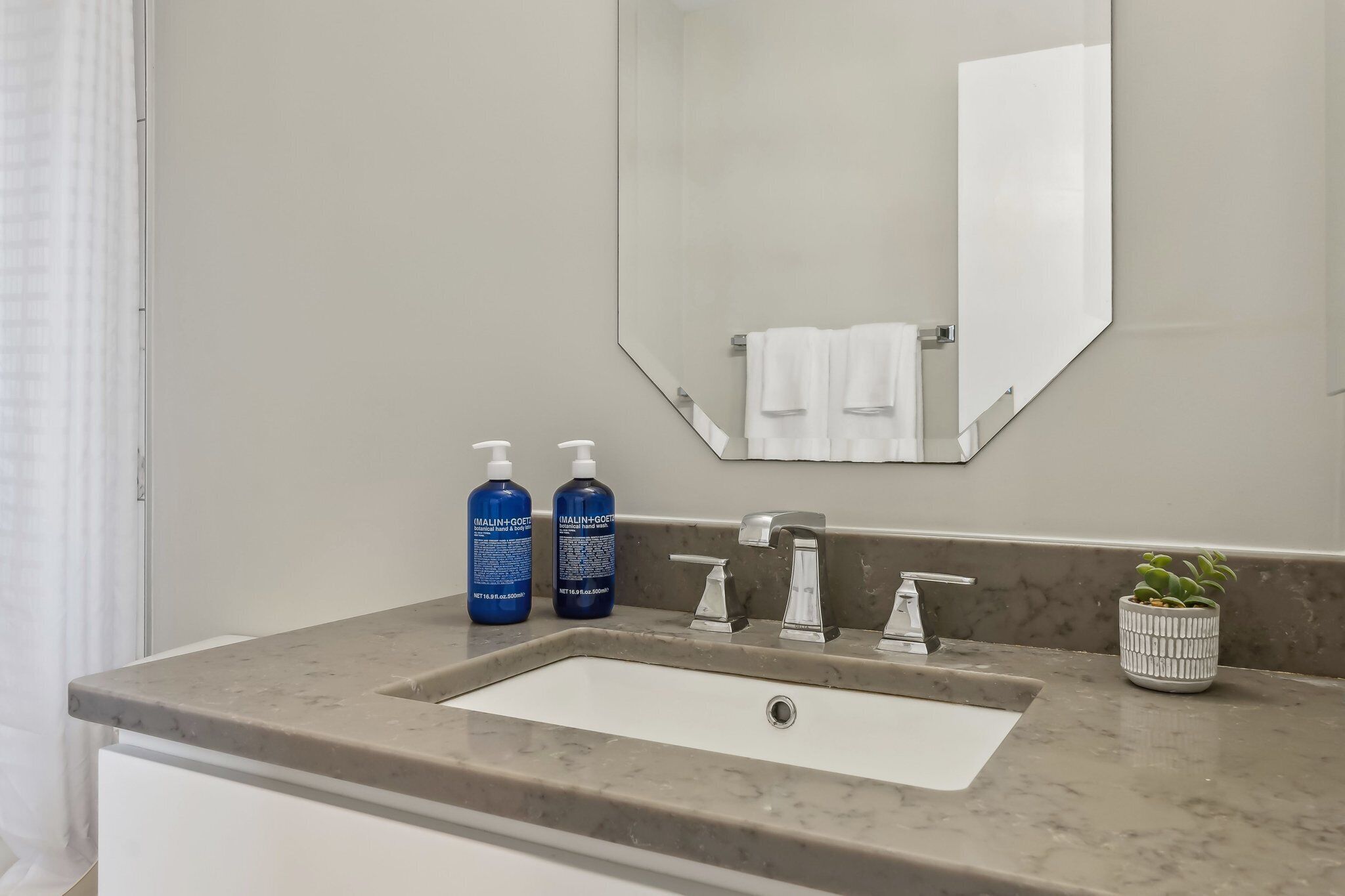 Free toiletries, hair dryer, towels, soap