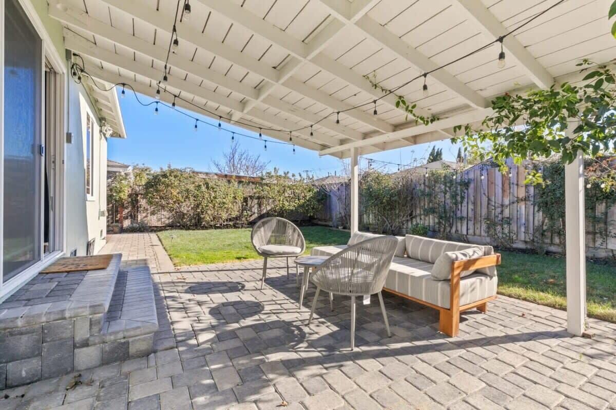 Huis, uitzicht op tuin (3 Bedrooms) | Terras