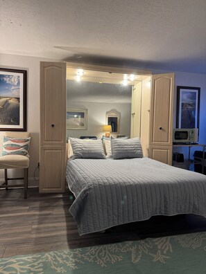 Desk, free WiFi, bed sheets, wheelchair access
