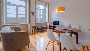 Apartment | Living area | Fireplace - Charming Studio, Ideal for Smaller Groups (Porto)