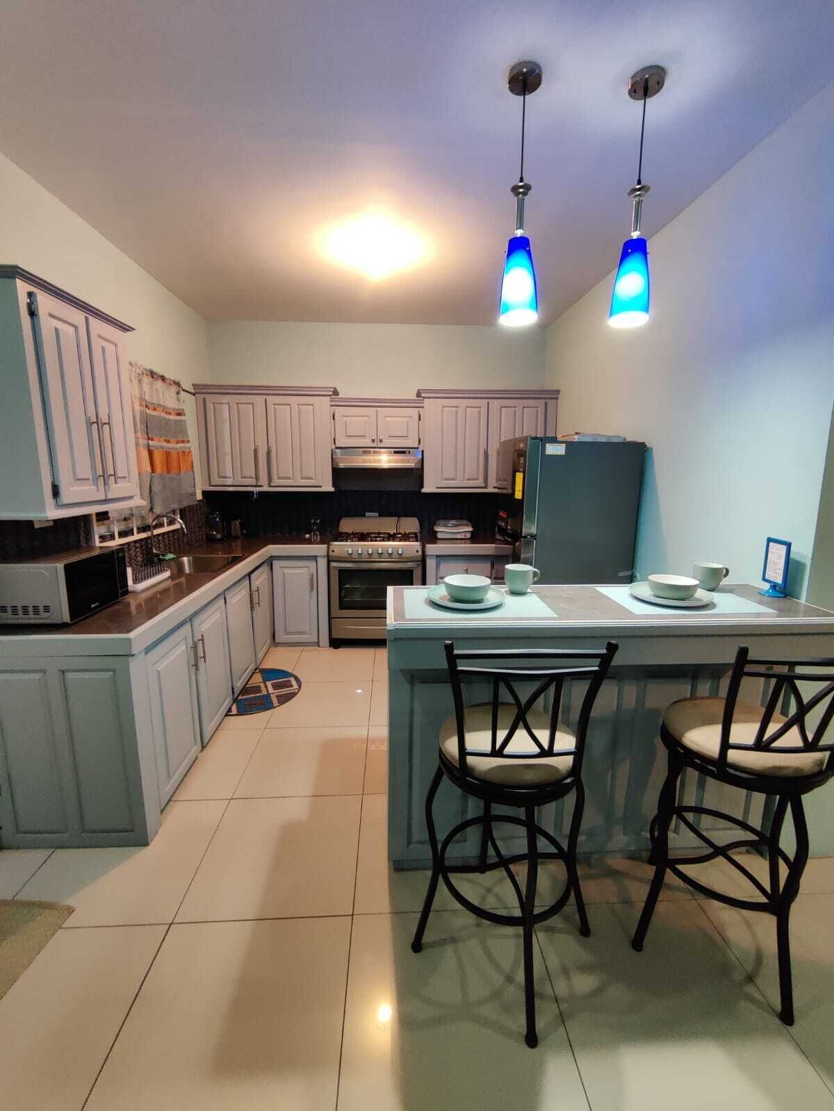 Standard Apartment, Mountain View | Private kitchen | Full-sized fridge, microwave, oven, cookware/dishes/utensils