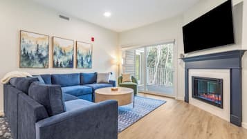 TV connectée, cheminée