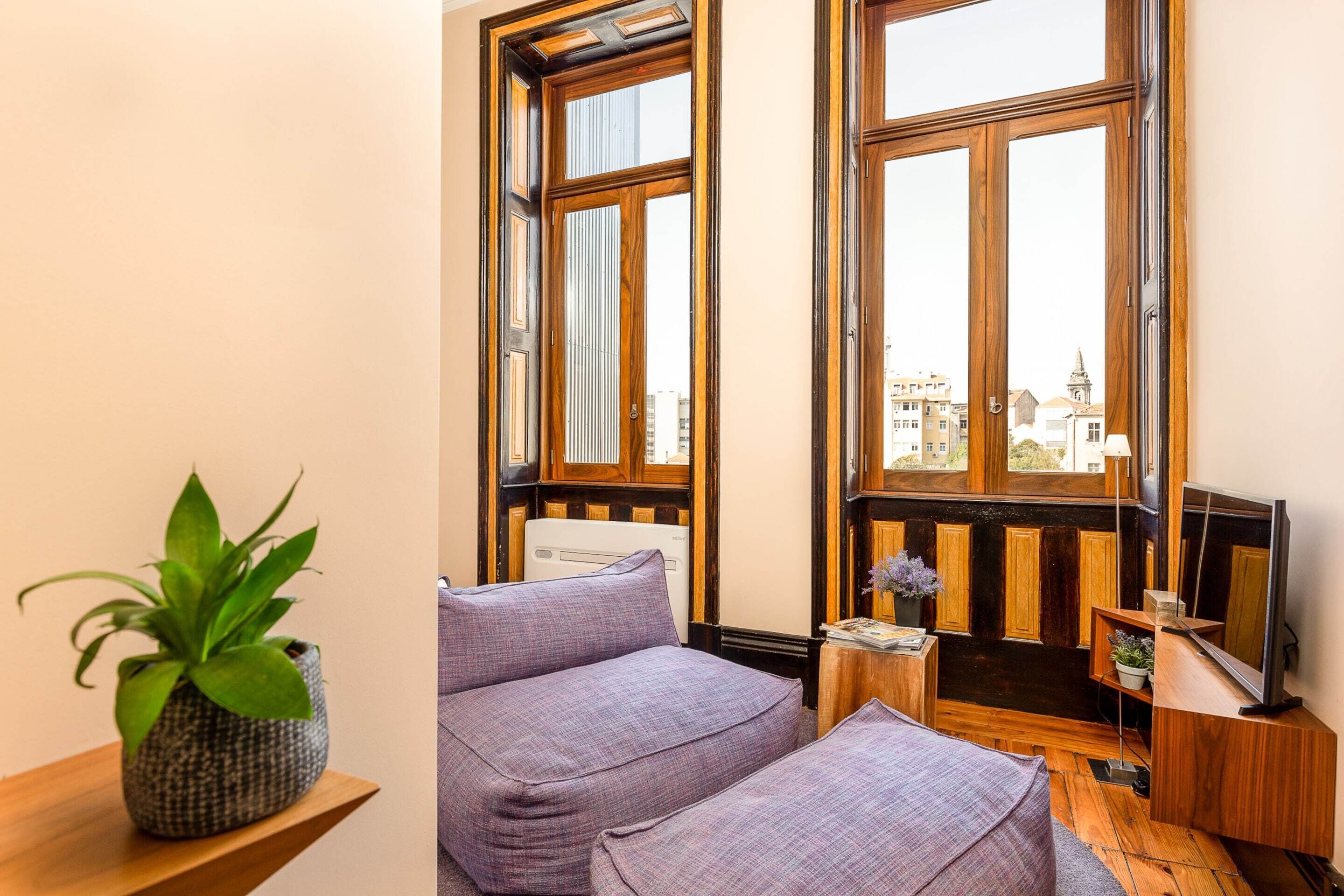 Apartamento | Sala de estar | Lareira