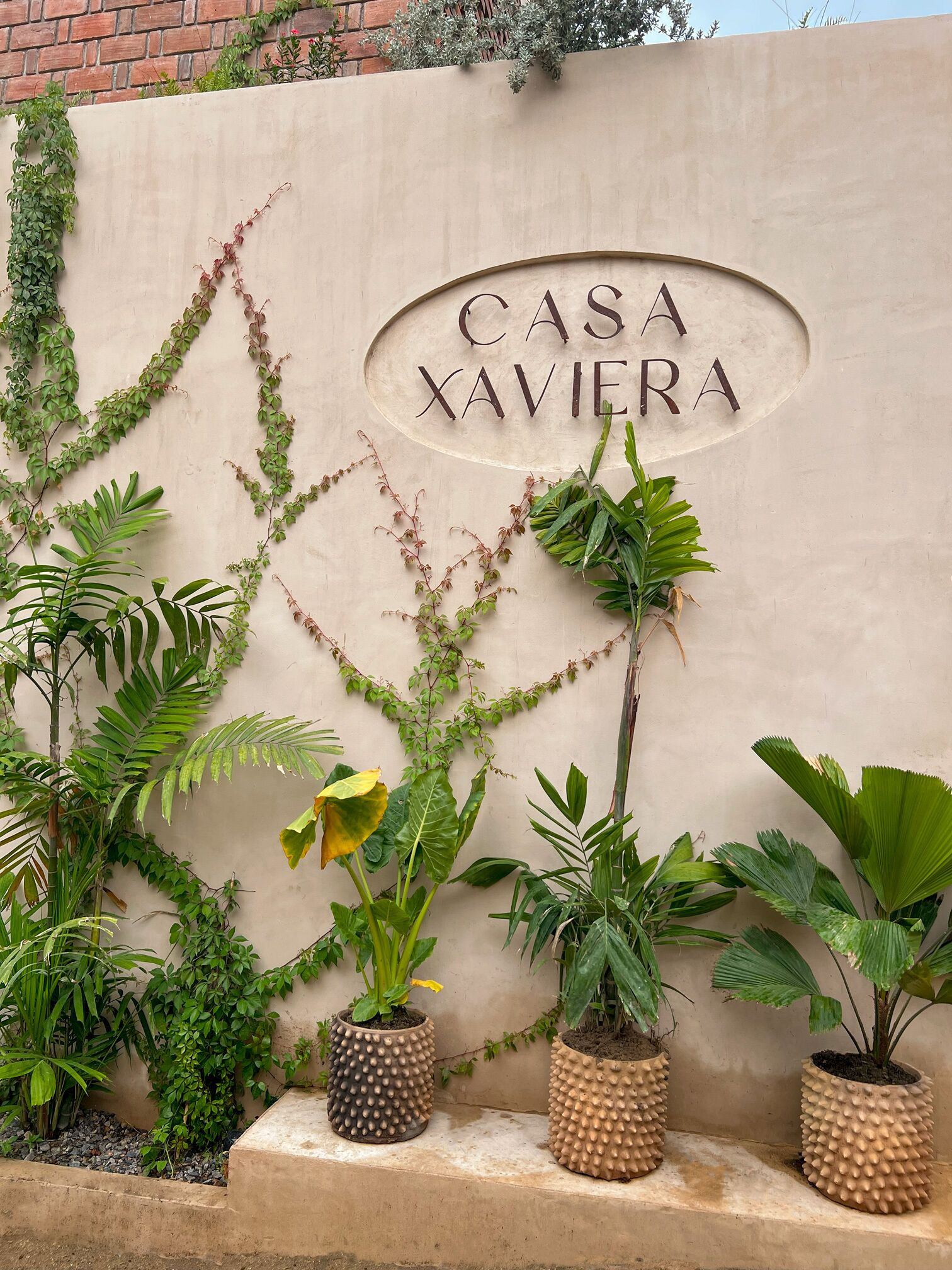 Façade de l’hébergement