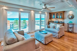 Townhome, Multiple Beds (Green Reef #8- Beachy Keen) | Living area - Green Reef #8- Beachy Keen (Destin)