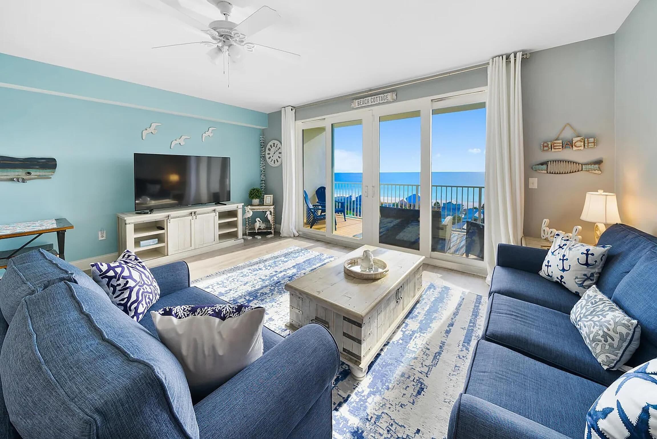 Leilighet, 1 kingsize-seng med sovesofa (Laketown Wharf 905) | Oppholdsområde