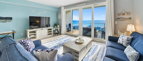 Leilighet, 1 kingsize-seng med sovesofa (Laketown Wharf 905) | Oppholdsområde