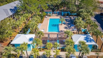 公寓客房, 多張床 (Gulf Place Caribbean 313- Sunsets on ) | 游泳池 | 室外游泳池和溫水游泳池