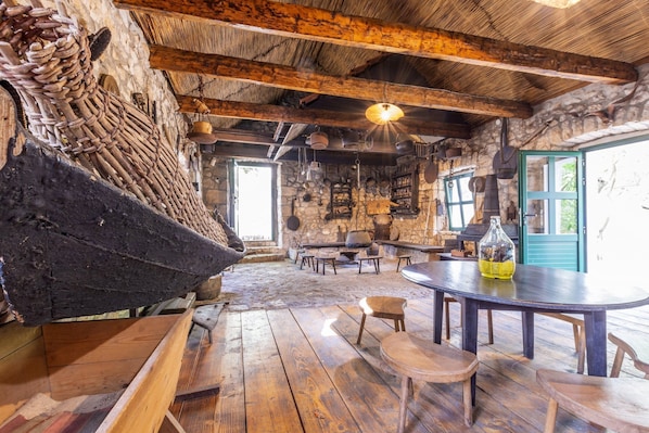 Apartment (Apartment with Terrace (Marin HH)) | Private kitchen | Fridge - Rustical Resort Kokorići With Shared Outdoor Swimming Pool (Vrgorac)