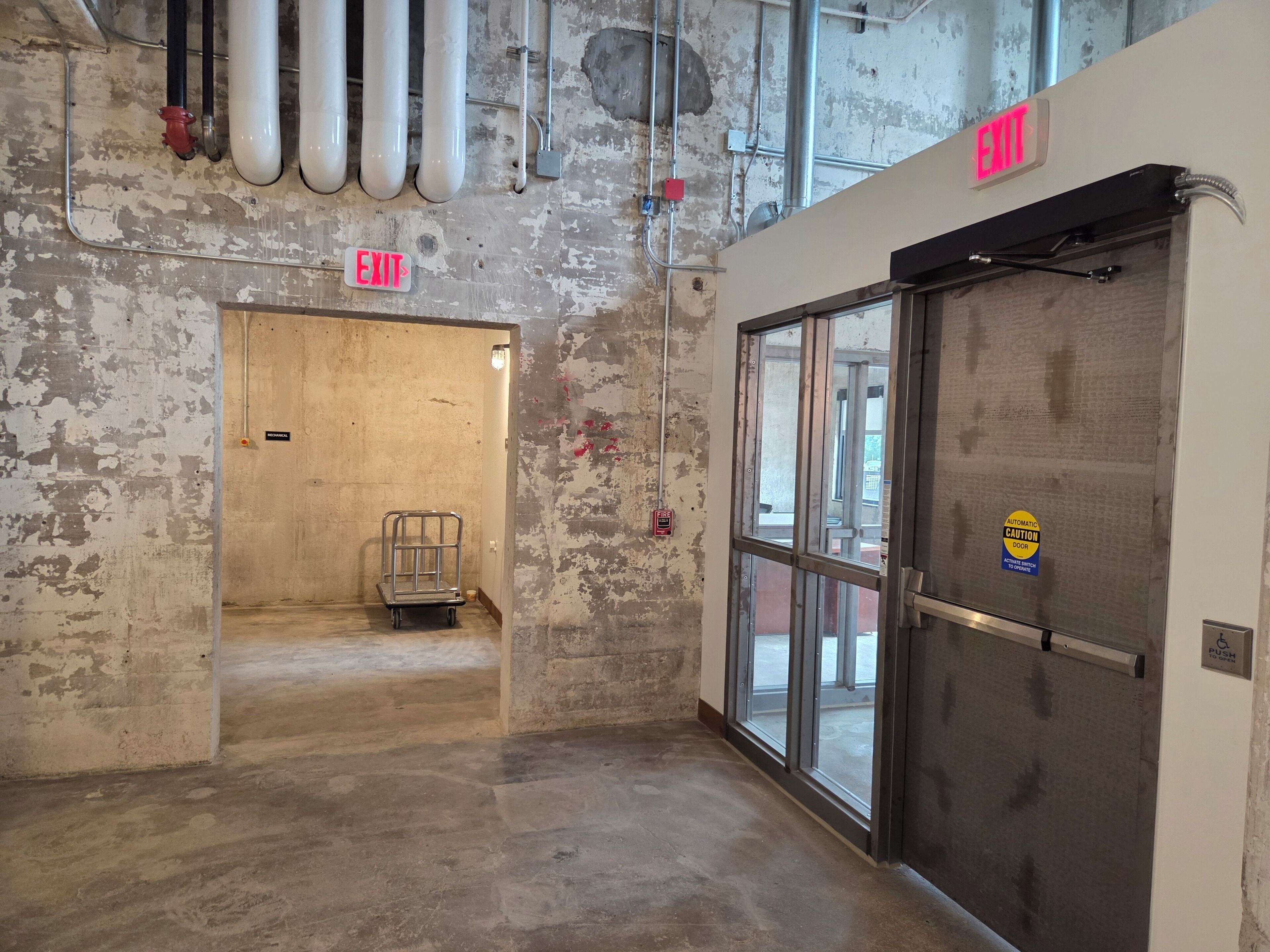 Entrada de la propiedad