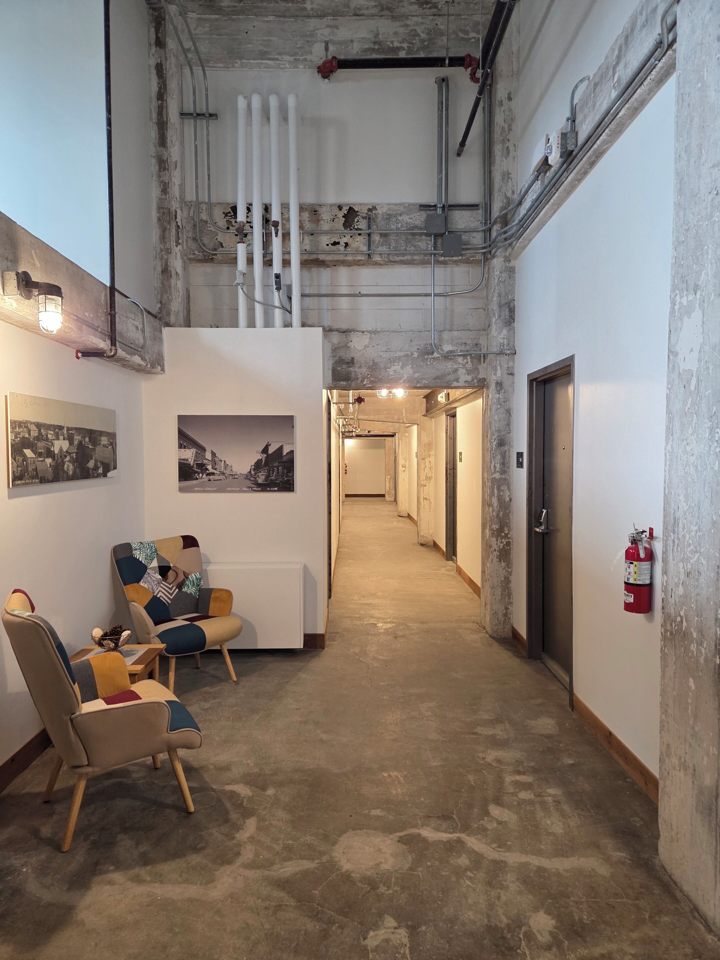 Sala de estar en el lobby