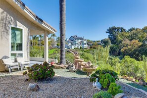 Terrace/patio - 3 Mi to Beach: Central & Elegant Home in Oceanside (Oceanside)