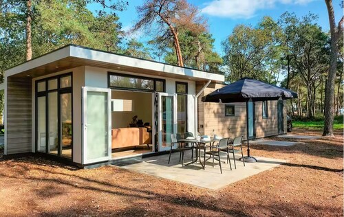 Luxury chalet with hot tub in wooded area of the Sallandse Heuvelrug