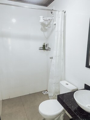 Towels, soap, toilet paper
