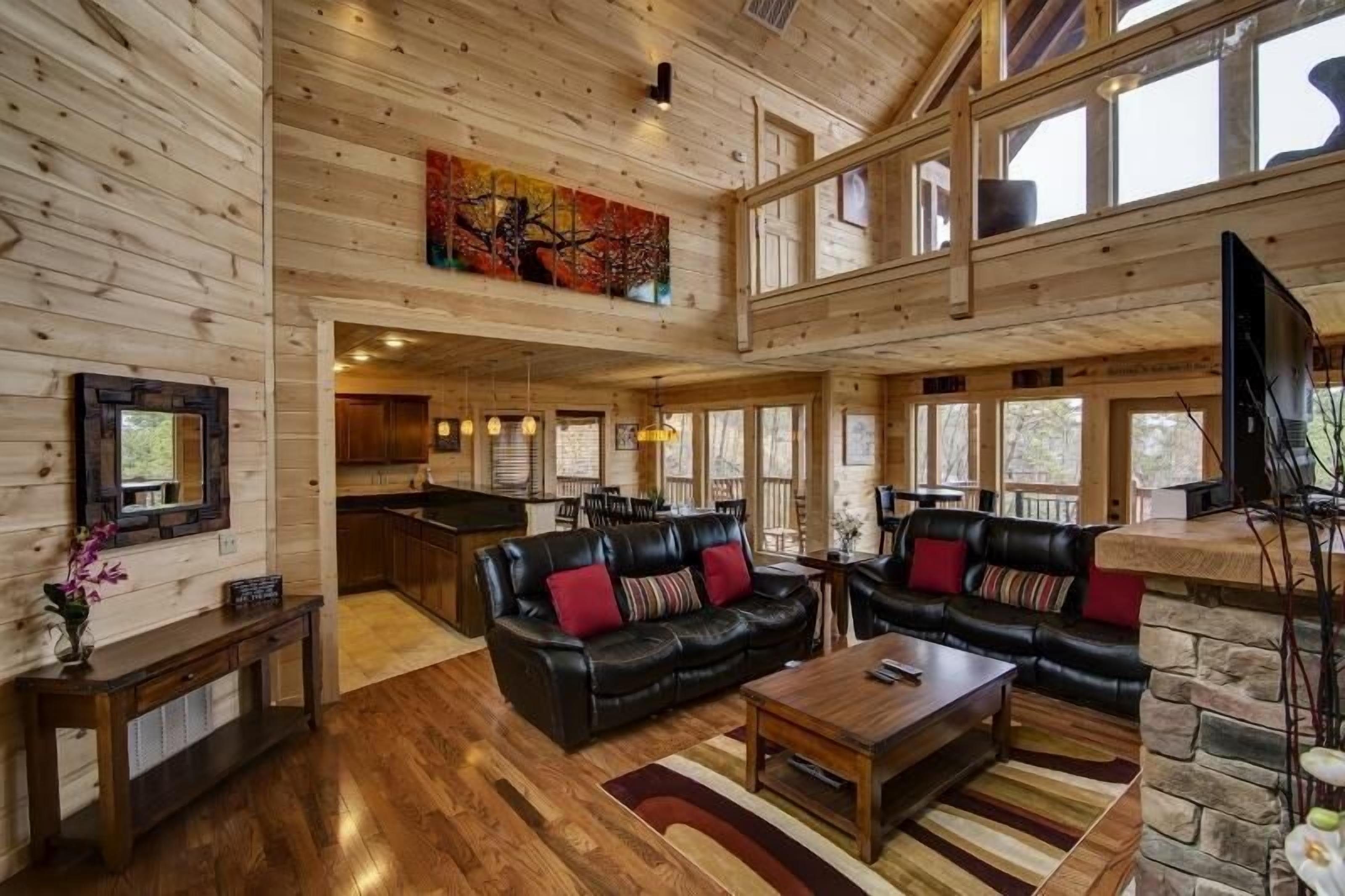 Una Smart TV, una chimenea