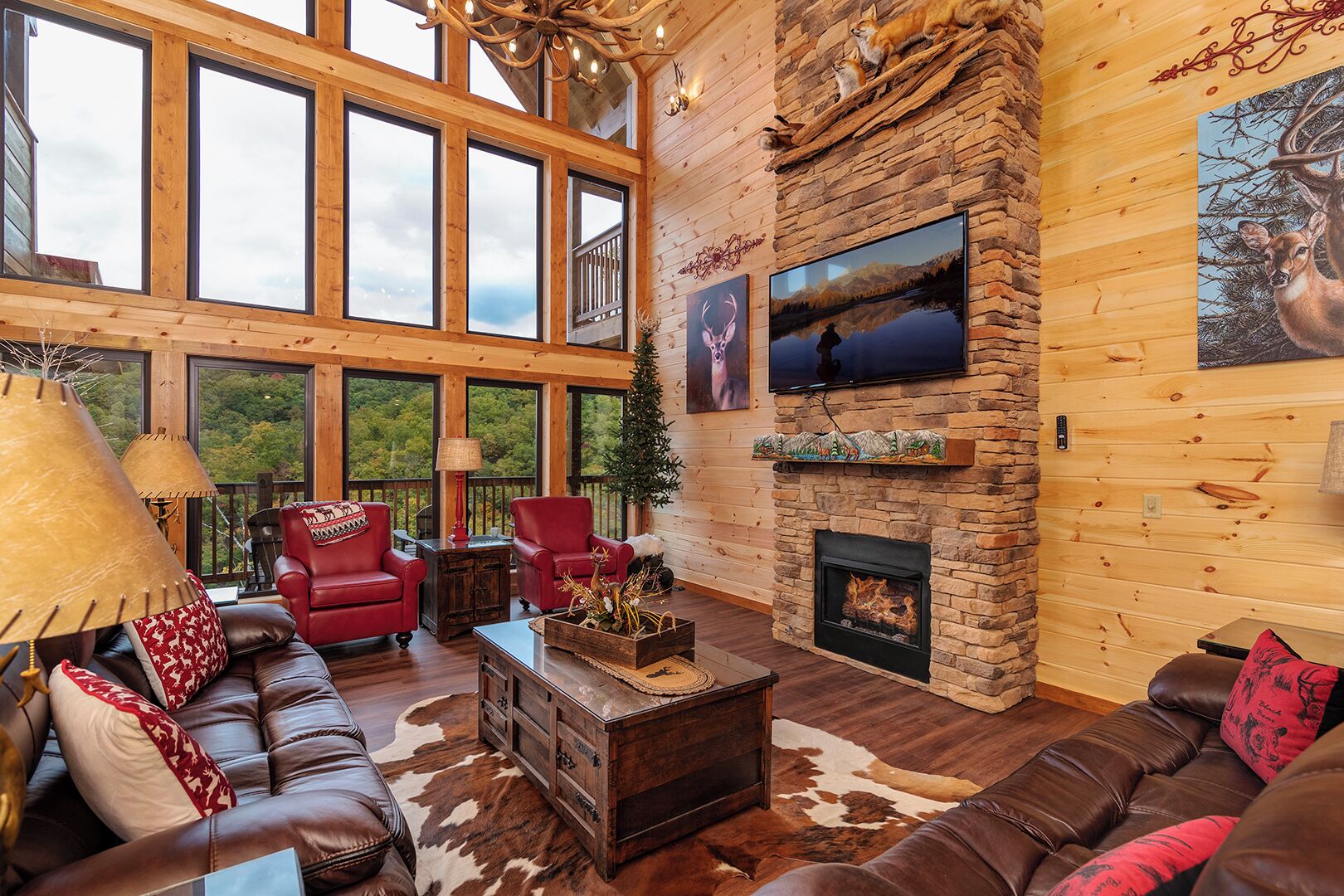 智能电视、壁炉