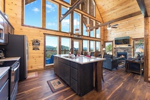 Fridge, dishwasher, coffee/tea maker - Luxury Cabin w/ All-Inclusive Resort Amenities (Sevierville)