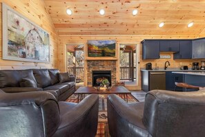 TV connectée, cheminée