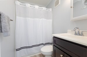 Hair dryer, towels