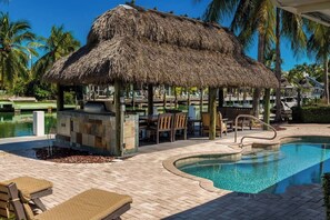 Et oppvarmet basseng