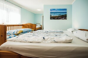 3 makuuhuonetta, Wi-Fi, vuodevaatteet