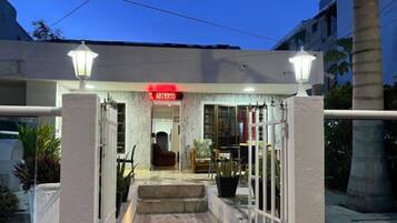 Front of property - evening/night