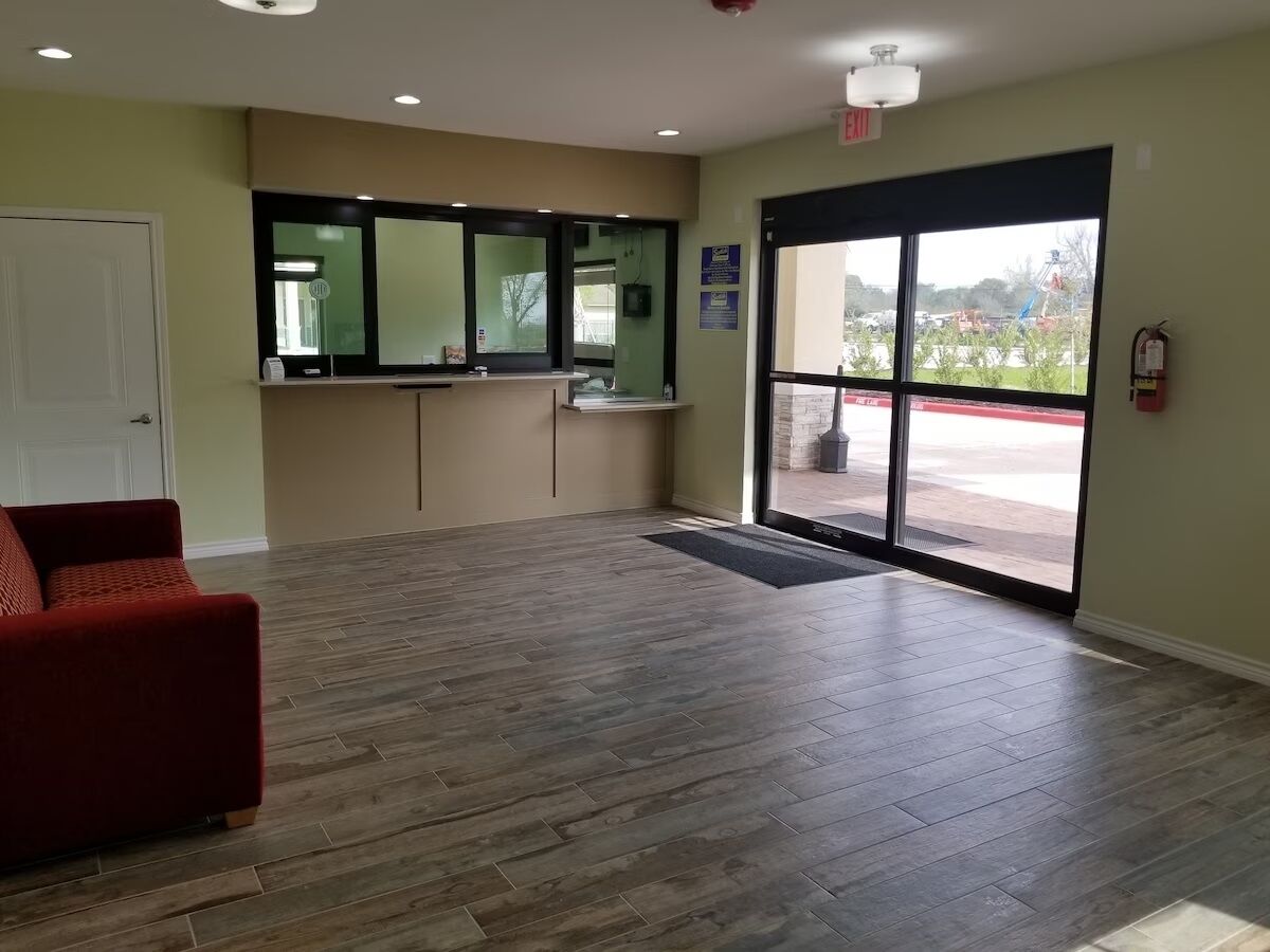 Step into a bright lobby for an easy, relaxed check-in.