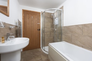 Shower, hair dryer