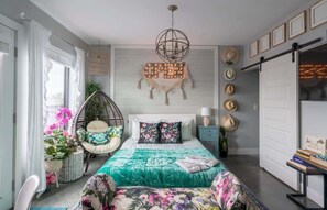 1 habitación, tabla de planchar con plancha, wifi y ropa de cama 