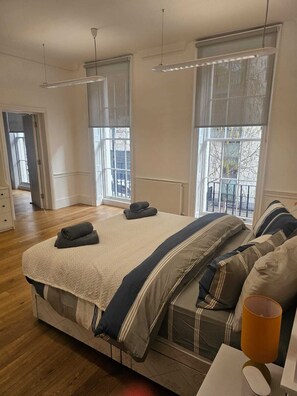 1 bedroom, iron/ironing board, travel crib, free WiFi