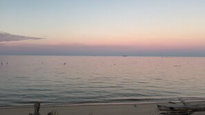 Sun-loungers, beach towels