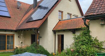 Large, quiet vacation apartment, roof terrace, distant view from the property