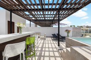 Deluxe Penthouse, Multiple Beds | Terrace/patio - Oceana by Corax Management (Playa del Carmen)