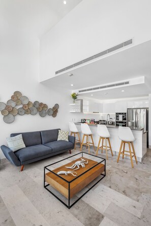 Deluxe Loft, 1 Bedroom | Living area - Oceana by Corax Management (Playa del Carmen)