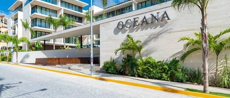 Voorkant van accommodatie