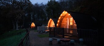 Secluded Woodland Cabin in North Cumbria
