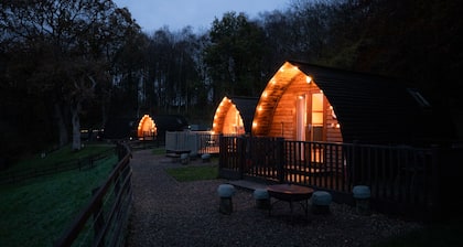 Secluded Woodland Cabin in North Cumbria