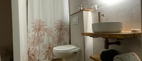 Shower, hair dryer