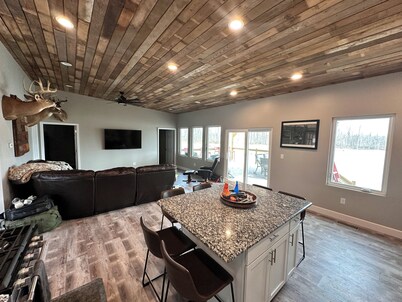 Hunter's Heaven overlooking private lake on 30 acres.