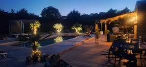 Pool - Villa Lailléa – Private Pool, Jacuzzi, Petanque & Large Garden for 8, Peaceful near Rennes (Laillé)