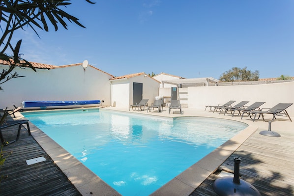 Una piscina riscaldata