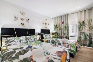 2 bedrooms, iron/ironing board, free WiFi, bed sheets