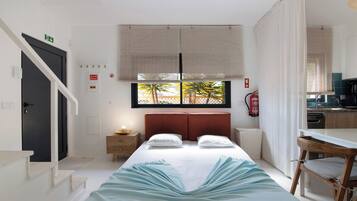 1 dormitorio, tabla de planchar con plancha, wifi gratis y ropa de cama