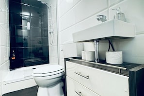 Shower, hair dryer