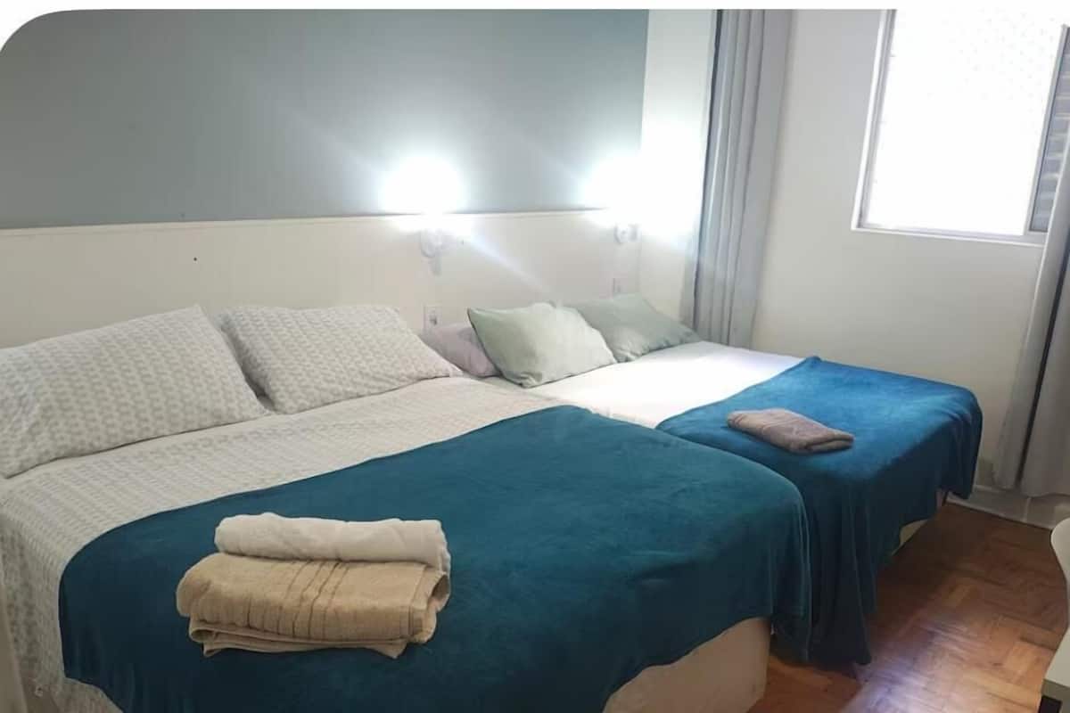 Comfort Quadruple Room, 2 Double Beds, Non Smoking, Courtyard View | 1 bedroom, individually decorated, desk, laptop workspace