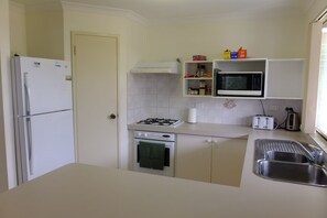 Microwave, oven, stovetop