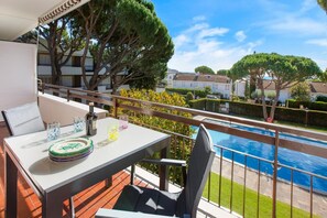 Outdoor dining - Apartment for 5 people in Spain (Calella de Palafrugell, Llafranc)