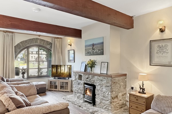 The Old Forge Living Room, overlooking the village green